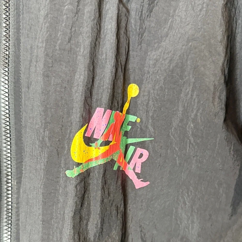 Retro Air Jordan Black Track Jacket XL